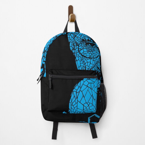 Item preview, Mosaic Shaded Blue Portrait Face Breaking Into Pieces designed and sold by tamer4k.
