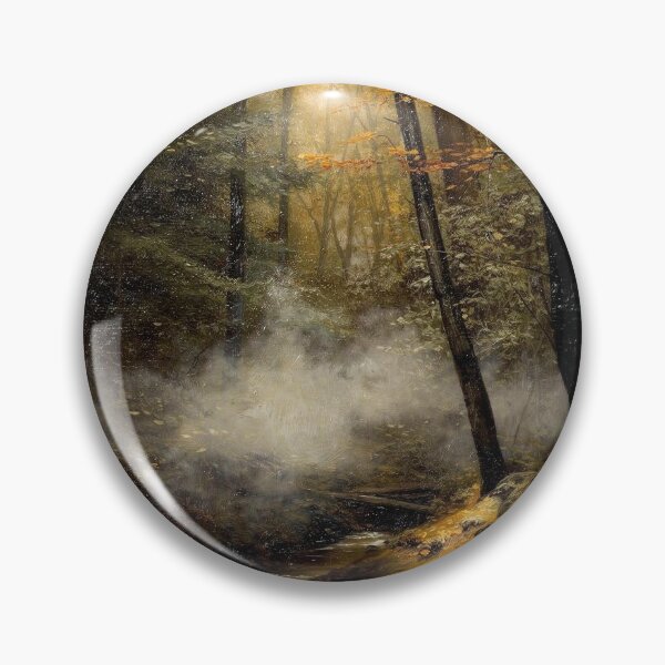 Item preview, Misty Autumn Forest Path designed and sold by aidleystanshop.