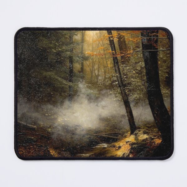 Item preview, Misty Autumn Forest Path designed and sold by aidleystanshop.