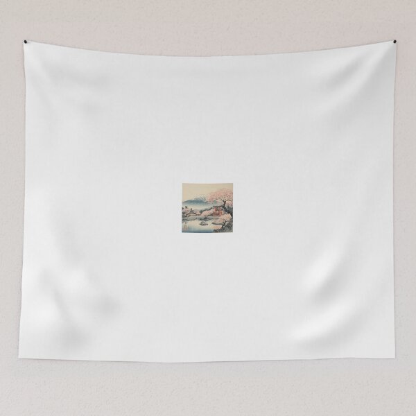 Item preview, Sakura Lake Shrine at Mount Fuji – Japanese Ukiyo-e Inspired Art designed and sold by J-Sakura.