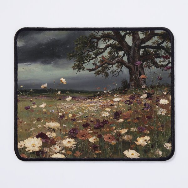 Item preview, Field of White Wildflowers designed and sold by aidleystanshop.