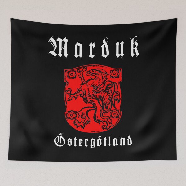 Item preview, Red Silhouette With White Typography Heavy Metal designed and sold by billiasbros.