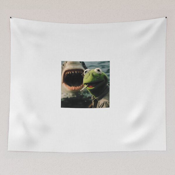 Item preview, Smoking Frog Meme Tee designed and sold by maple-moon.