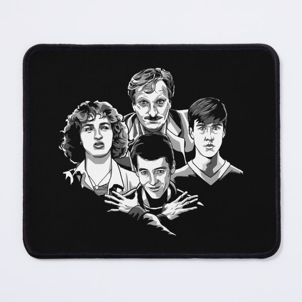 Item preview, Four Friends Black and White High Contrast Sketch designed and sold by ZIZIS.