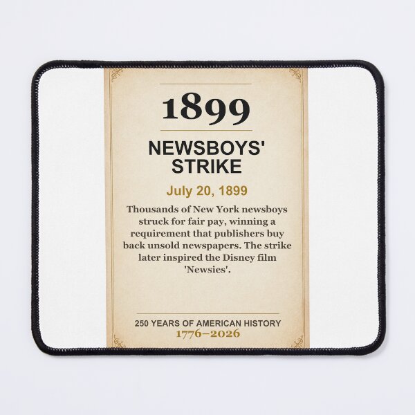 Item preview, America 250 | Newsboys' Strike | 1899 designed and sold by ariksworld.