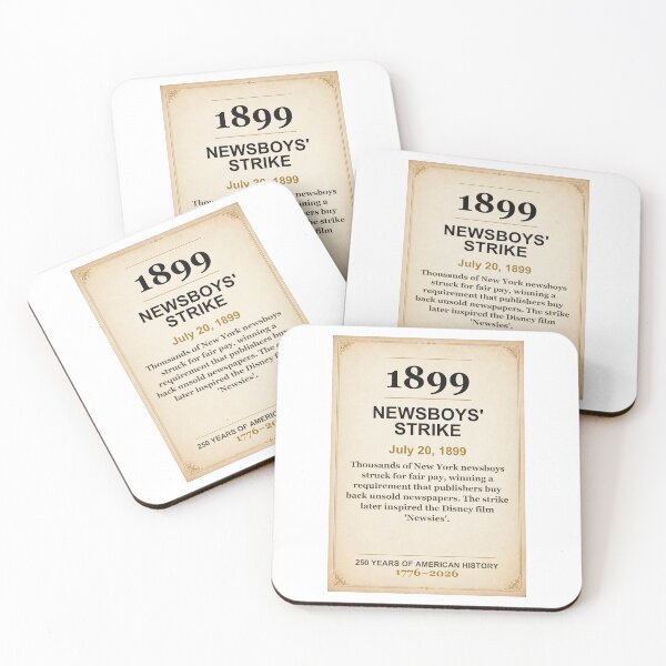 Item preview, America 250 | Newsboys' Strike | 1899 designed and sold by ariksworld.