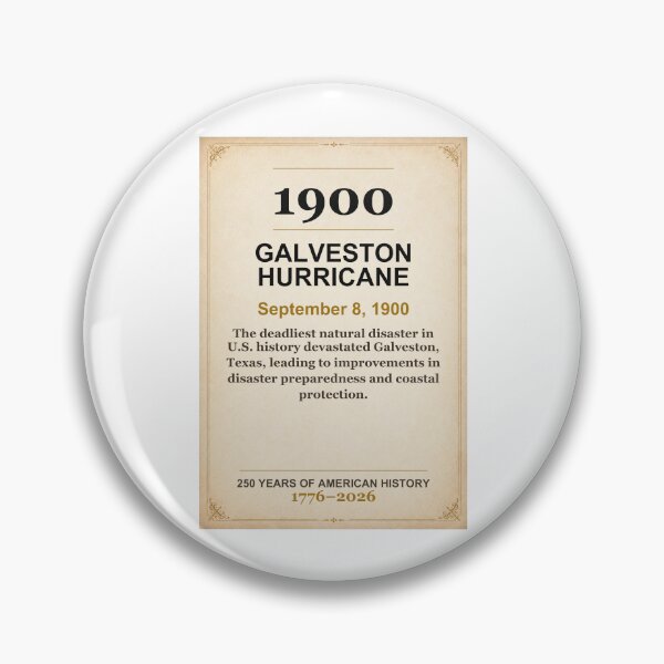Item preview, America 250 | Galveston Hurricane | 1900 designed and sold by ariksworld.
