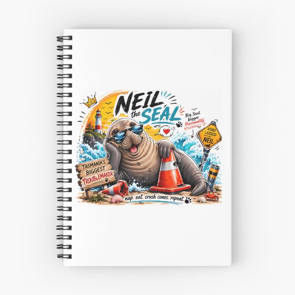 Item preview, Neil The Seal  Tasmania'S Biggest Troublemaker designed and sold by mathydapeci.