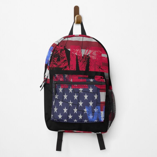 Item preview, Patriotic Map Silhouette Distressed Texture designed and sold by ZIZIS.