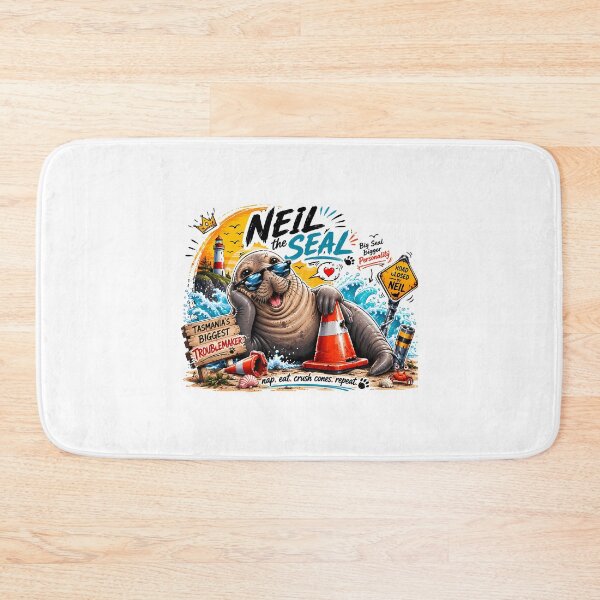 Item preview, Neil The Seal  Tasmania'S Biggest Troublemaker designed and sold by mathydapeci.
