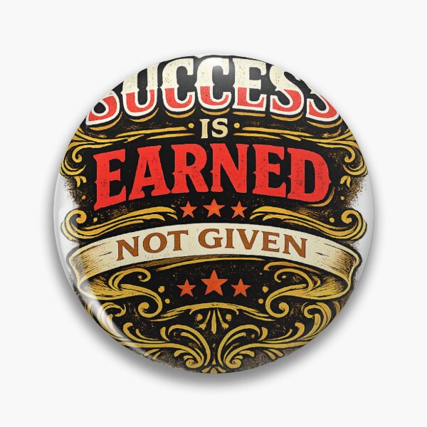 Item preview, Success is earned not given sticker  designed and sold by Prabhsfashion13.