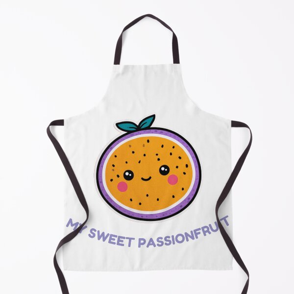 Item preview, Cute Kawaii Passionfruit - Happy Fruit Character Sticker designed and sold by VectorForge.