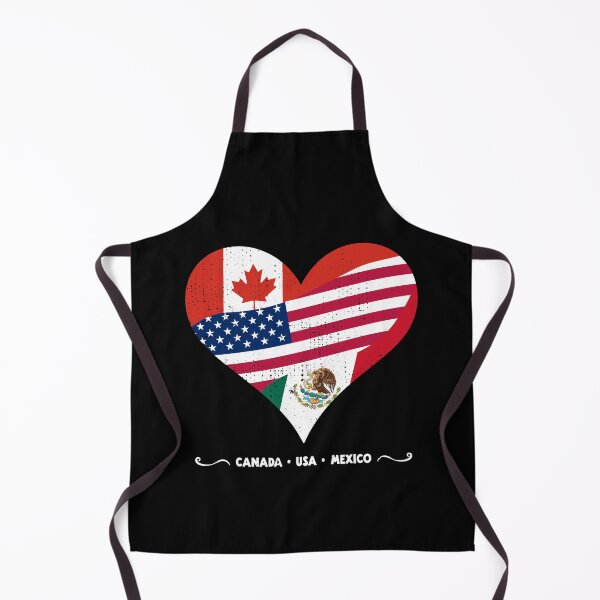Item preview, Canada USA Mexico Heart Flag Design designed and sold by venomousvector.