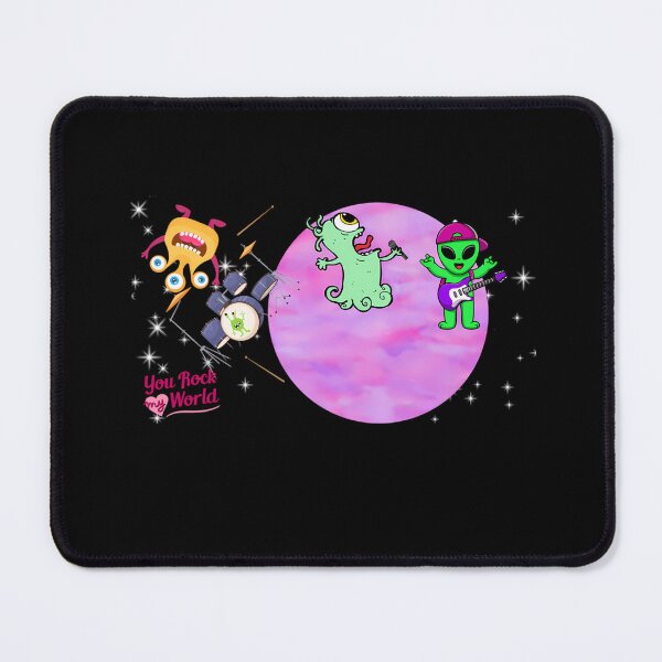 Item preview, Outer Space Musicians Cute Creatures on Pink Moon designed and sold by ZIZIS.