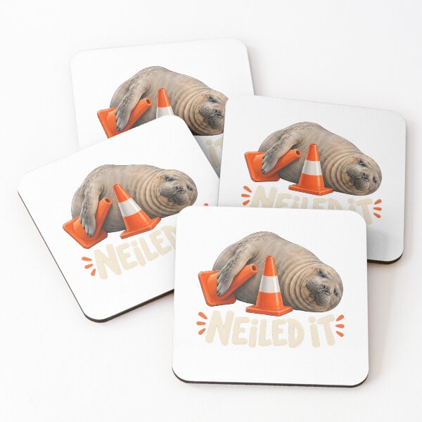 Item preview, Neil The Seal Funny designed and sold by retro-and-rust.