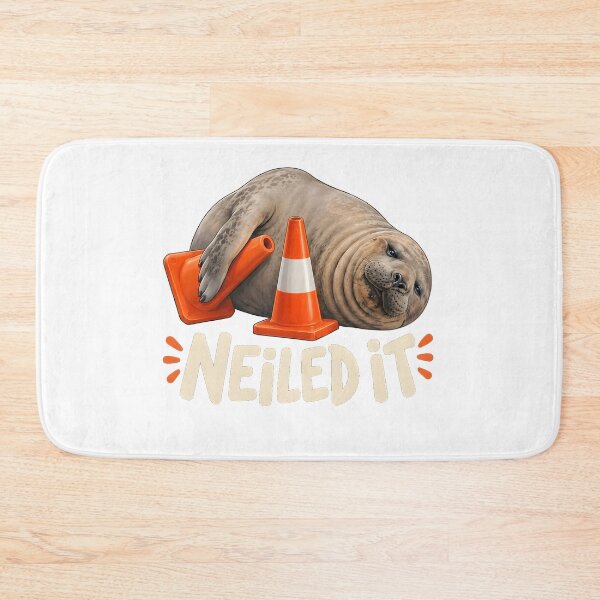 Item preview, Neil The Seal Funny designed and sold by retro-and-rust.