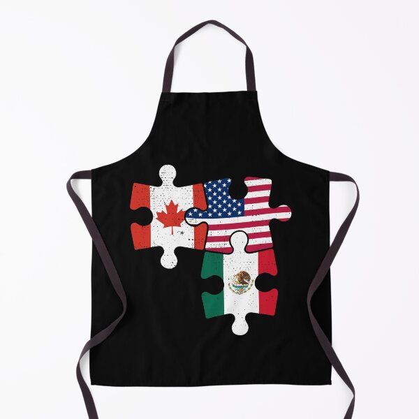 Item preview, Canada USA Mexico Puzzle Flag Design designed and sold by venomousvector.