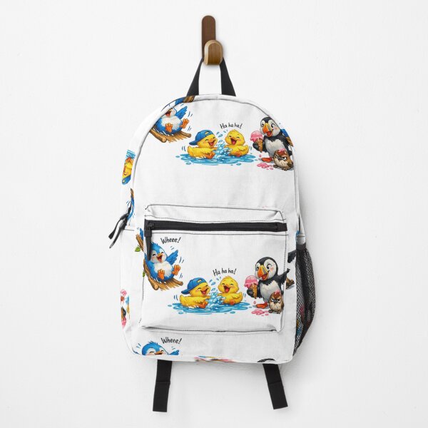 Item preview, Playful Funny Birds Illustration – Cute Cartoon Birds with Transparent Background designed and sold by EdgeSphere.