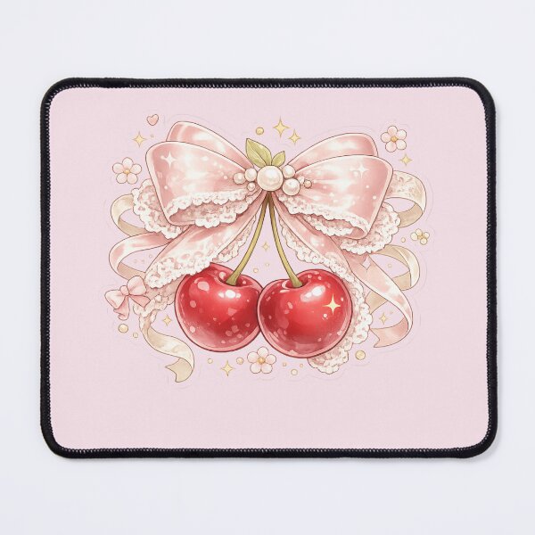 Item preview, Coquette Cherry Bow Aesthetic Design designed and sold by Danisrin Finds.