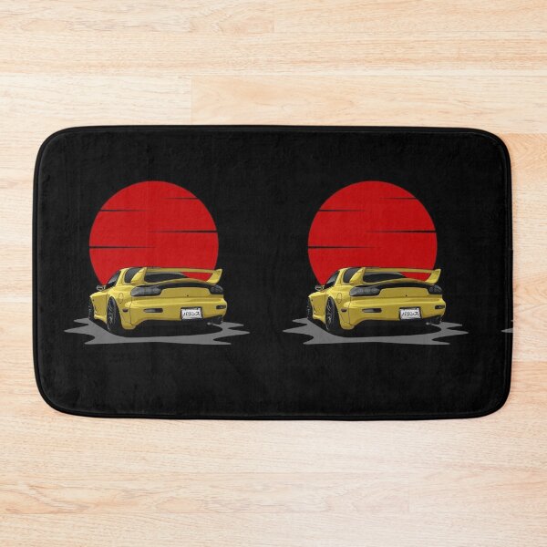 Item preview, JDM Legends Mazda RX-7 FD – Rising Sun Rear View | Japanese Drift Car Aesthetic designed and sold by SamuraiJAP.