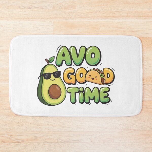Item preview, Avo Good Time Cute Avocado Taco Pun Funny Food Quote designed and sold by mackartist.