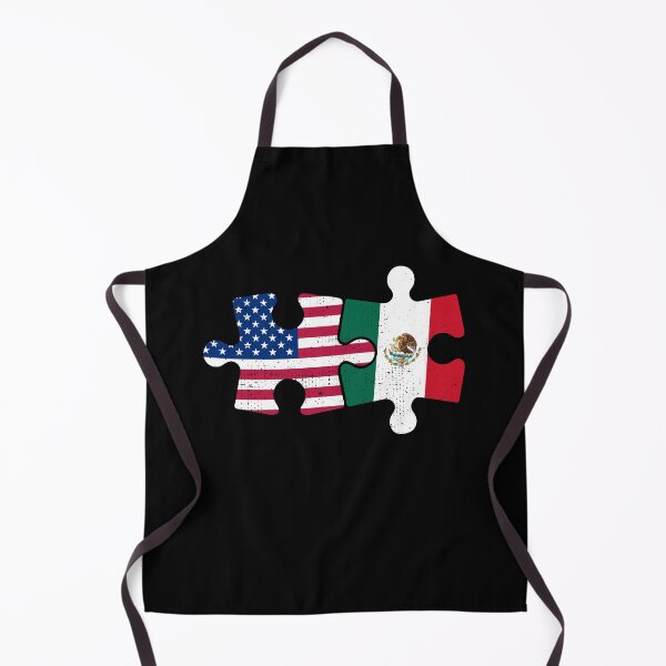 Item preview, USA Mexico Puzzle Flag Distressed Design designed and sold by venomousvector.