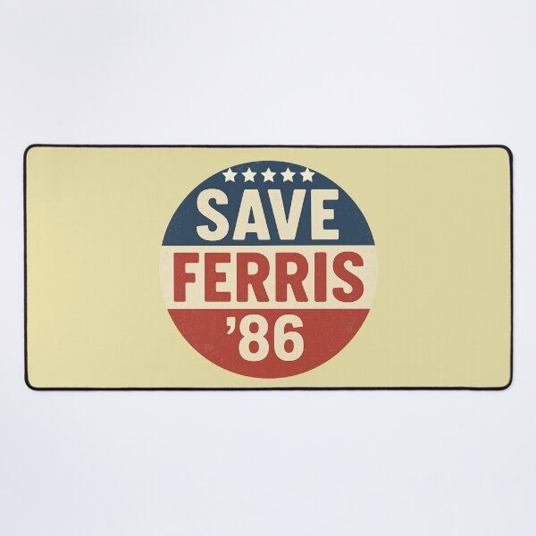 Item preview, Save Ferris ’86 – Vintage Retro USA-Inspired Design designed and sold by Lunaria Arts.