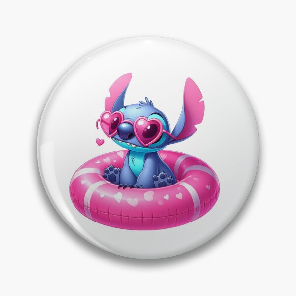 Item preview, Stitch Pink Pool Swim Ring Waterslide Summer Fun designed and sold by rfd2.