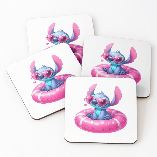 Item preview, Stitch Pink Pool Swim Ring Waterslide Summer Fun designed and sold by rfd2.