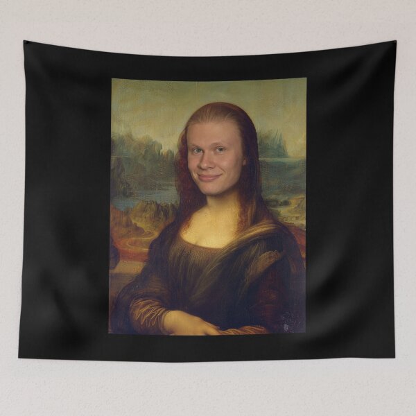 Item preview, Erling Haaland Mona Lisa Meme - Erling Haaland Norway Football, Haaland Norway designed and sold by RuizGomer.