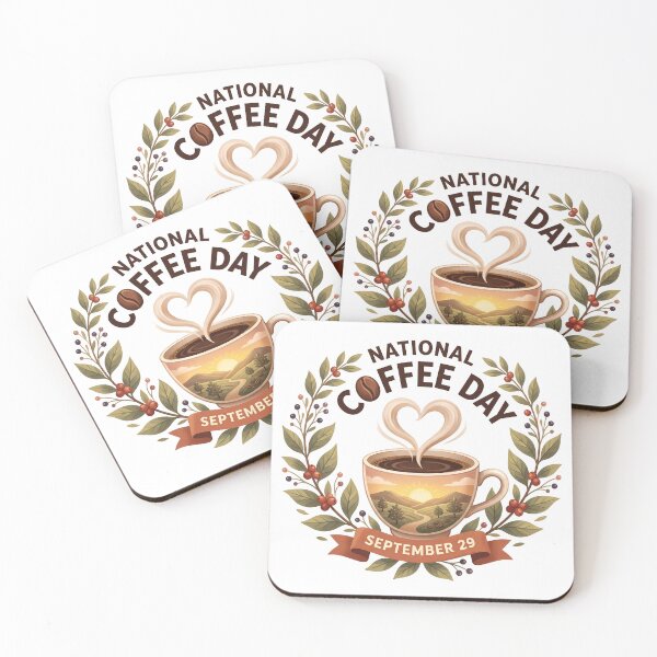 Item preview, National Coffee Day september 29 designed and sold by RGB-crayon.