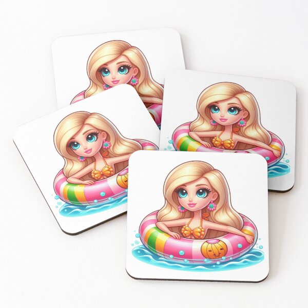 Item preview, Barbie Summer Pool Vibes Pink Swim Ring Aesthetic designed and sold by rfd2.