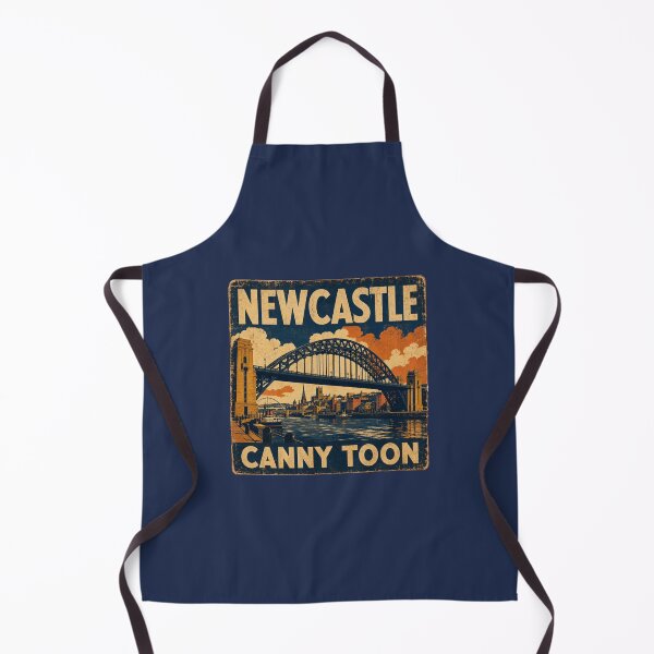 Aperçu de l'œuvre Newcastle Canny Toon - Affiche de voyage vintage Tyne Bridge Geordie Heritage Design créée et vendue par bumbledown.