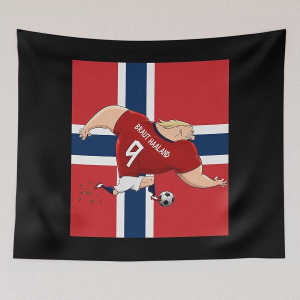 Item preview, Erling Haaland, Norway Football, Braut Haaland No 9 Soccer - Erling Haaland Norway Football, Haaland Norway designed and sold by RuizGomer.