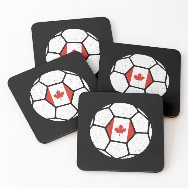 Item preview, Canada Soccer Ball Flag Distressed Design designed and sold by venomousvector.