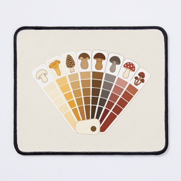 Item preview, Mushroom Color Palette Wild Mushroom Identification Colors Mycology Paint Swatches designed and sold by SimplePoDesign.