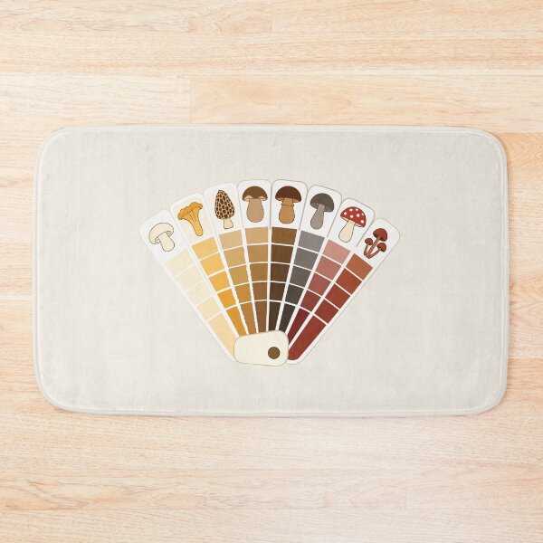 Item preview, Mushroom Color Palette Wild Mushroom Identification Colors Mycology Paint Swatches designed and sold by SimplePoDesign.