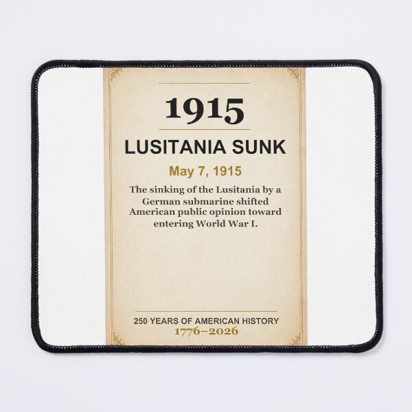 Item preview, America 250 | Lusitania Sunk | 1915 designed and sold by ariksworld.