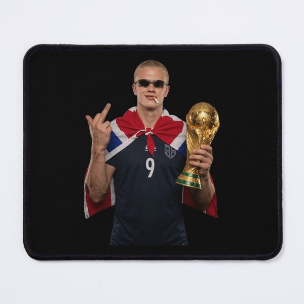 Item preview, Erling Haaland middle finger, norway players, world cup 2026 - Erling Haaland Norway Football, Haaland Norway designed and sold by RuizGomer.
