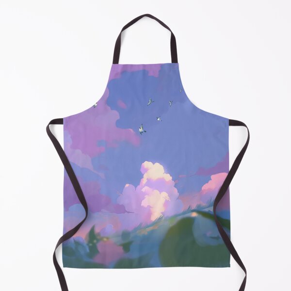 Item preview, Dreamy Anime Sky Clouds Aesthetic Fine Landscape designed and sold by Rehnair.