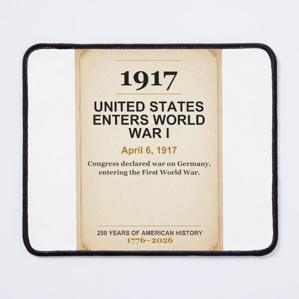 Item preview, America 250 | United States Enters World War I | 1917 designed and sold by ariksworld.