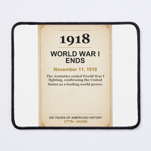 Item preview, America 250 | World War I Ends | 1918 designed and sold by ariksworld.