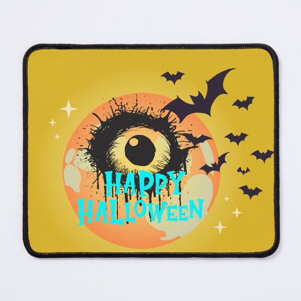 Item preview, Happy Halloween Creepy Eye Moon | Spooky Bat Horror Design designed and sold by Palette _Vibes.