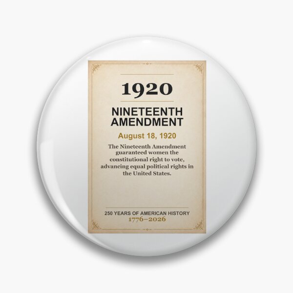 Item preview, America 250 | Nineteenth Amendment | 1920 designed and sold by ariksworld.
