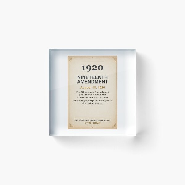 Item preview, America 250 | Nineteenth Amendment | 1920 designed and sold by ariksworld.