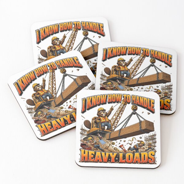 Item preview, I Know How To Handle Heavy Loads Funny Beaver T-Shirt designed and sold by Cavalier-org.