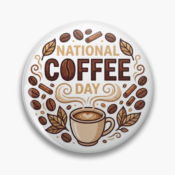 Item preview, National Coffee Day Coffee Illustration designed and sold by RGB-crayon.