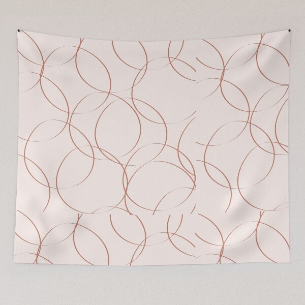 Item preview, Line Study No. 8: Hearth | Warm Terracotta Minimal Line Art designed and sold by KleanGirlAesthetics.