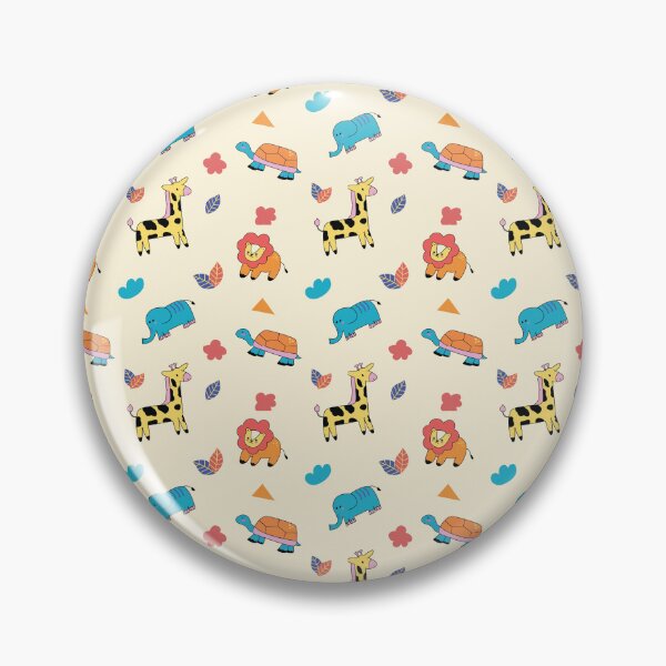 Item preview, Playful Safari Animals Pattern designed and sold by QuietBloom80.