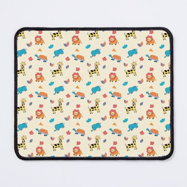 Item preview, Playful Safari Animals Pattern designed and sold by QuietBloom80.